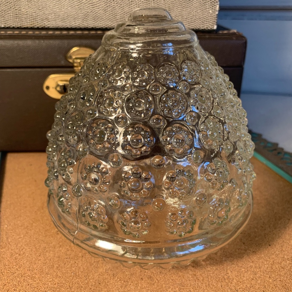 Vintage Glass Acorn Light Globe (B16)